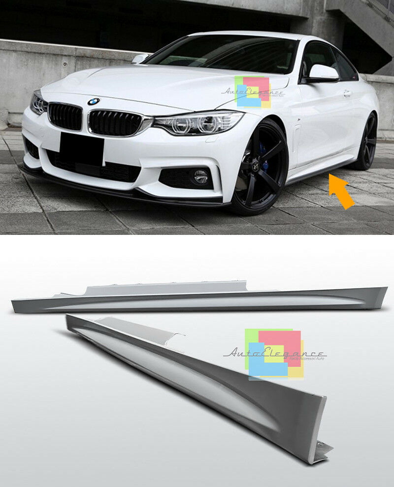 SPOILER MINIGONNE LATERALI BMW SERIE 4 F32 F33 COUPE CABRIO 2014+ LOOK M TECH