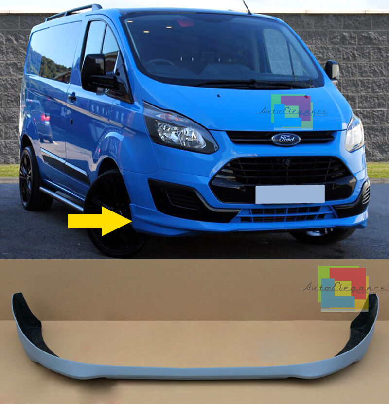 SOTTO PARAURTI ANTERIORE SPOILER RS DESIGN - FORD TRANSIT CUSTOM 2013 IN POI