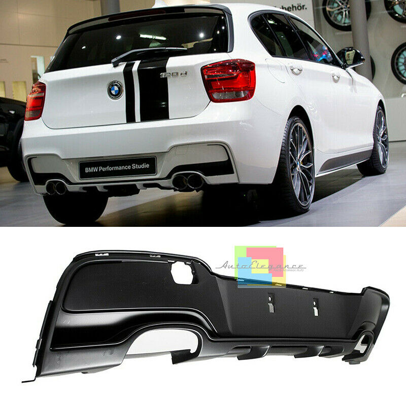 DIFFUSORE DOPPIO SCARICO POSTERIORE M SPORT PER BMW SERIE F20 F21 2010-2014
