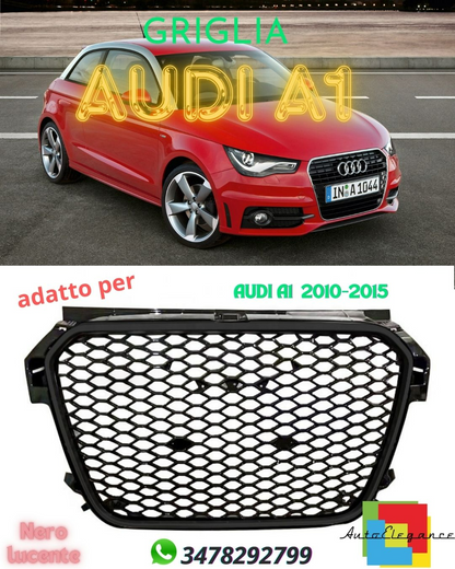 ✨Griglia radiatore 10-15 RENNSPORT-OPTIK ADATTA PER AUDI A1 2010-2015✨