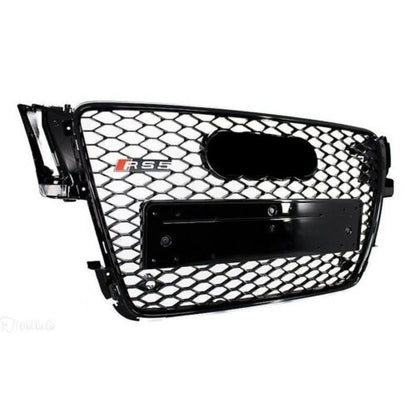 💫ART.3901 Griglia Radiatore per Audi A5 B8 S-line S5 07-11 (nero lucido)💫