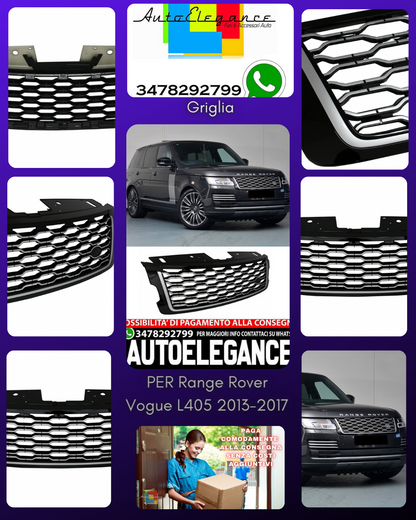 Griglia centrale adatta per Range Rover Vogue L405  2013-2017Chrome Edition 2018