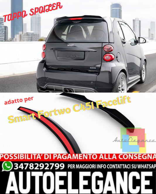 💎Tappo spoiler adatto per Brabus Smart Fortwo C451 Facelift💎 (PROMO)