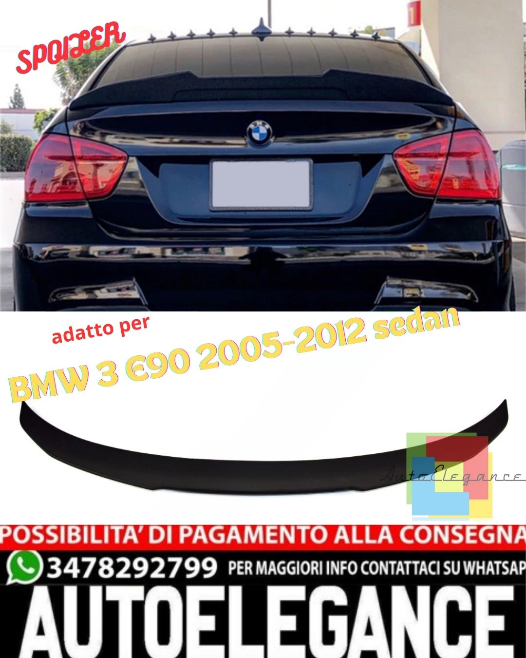 ✨✨SPOILER SUITABLE FOR BMW 3 E90 2005-2012 sedan✨✨