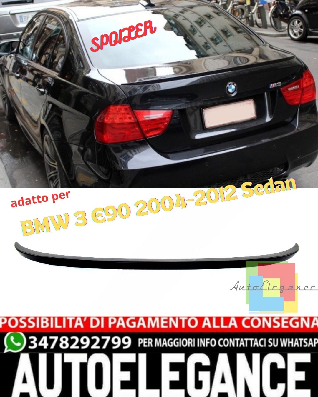 ✨SPOILER SUITABLE FOR BMW 3 E90 2004-2012 Sedan✨