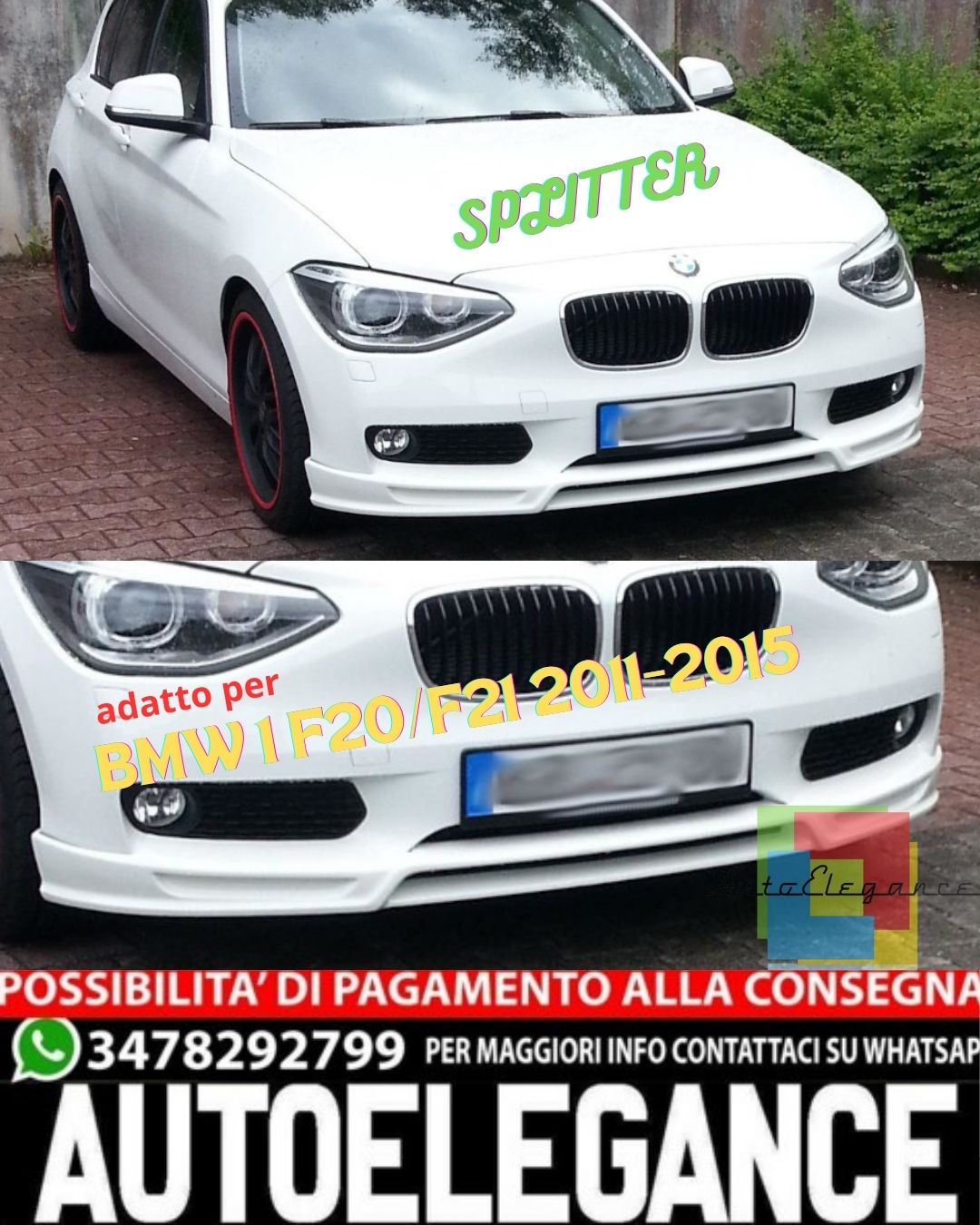 ✨✨ SPLITTER SUITABLE FOR BMW 1 F20/F21 2011-2015✨✨