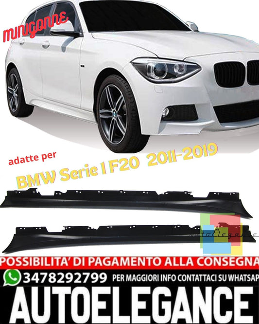 ✨Minigonne laterali adatte per BMW Serie 1 F20, 5 porte, 2011-2019✨