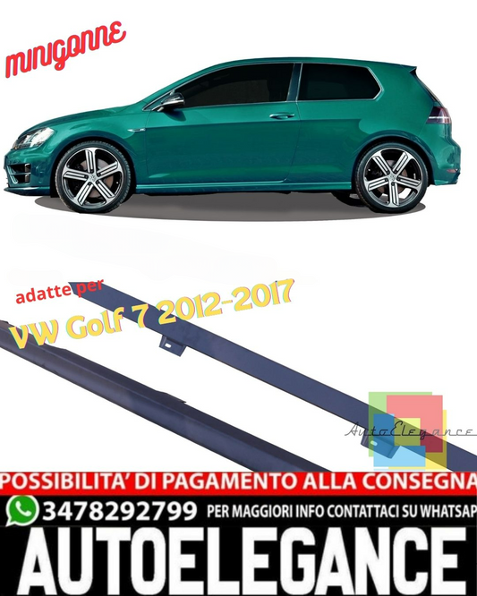 ✨Minigonne laterali adatte per VW Golf 7 2012-2017, per 3 e 5 porte✨