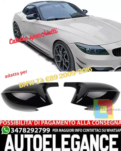 ✨Glossy Black Replacement Mirror Caps Fit For BMW Z4 E89 2009-2016✨