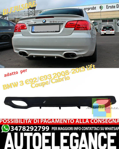 ✨DIFFUSER SUITABLE FOR BMW 3 E92/E93 2008-2013 lift Coupe/Cabrio✨