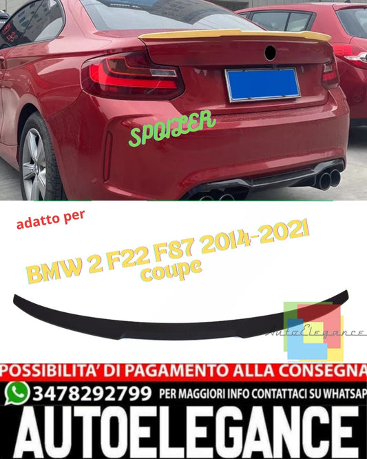 💎SPOILER SUITABLE FOR BMW 2 F22 F87 2014-2021 coupe💎
