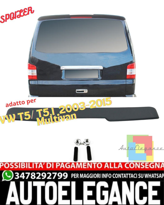 ✨Grey Spoiler Suitable for VW T5/ T5.1 2003-2015 Multivan✨