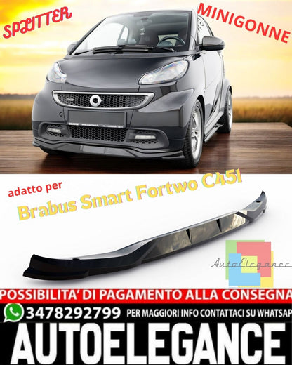 💎💎Splitter set SUITABLE FOR Brabus Smart Fortwo C451 Facelift💎💎