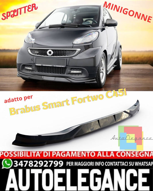 💎💎Splitter set SUITABLE FOR Brabus Smart Fortwo C451 Facelift💎💎