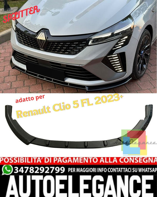 🔥Front Splitter A Plus+ Standard SUITABLE FOR Renault Clio 5 FL 2023+🔥