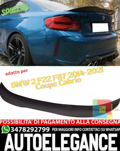 💎SPOILER ADATTO PER BMW 2 F22 F87 2014-2021 Coupe Cabrio💎