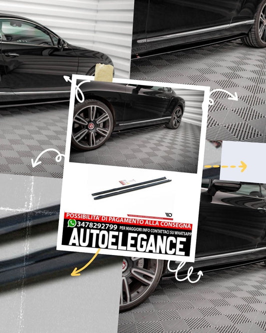 SIDE SKIRTS compatible with BENTLEY CONTINENTAL GT V8 S MK2 (2014-2016) 