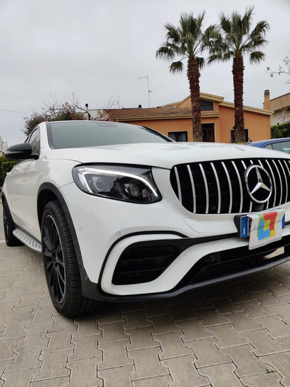 Front Bumper Suitable for Mercedes GLC X253 SUV GLC Coupe C253 (2015-2019)