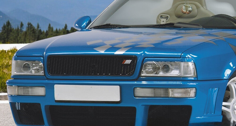 🔥Headlight set 91-94 CLEAR GLASS/CHROME Suitable for Audi 80 Lim/Avant (B4) 🔥