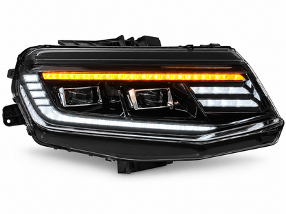 ART.10680 FARI ANTERIORI ADATTO PER CHEVROLET CAMARO 16-18 NERO