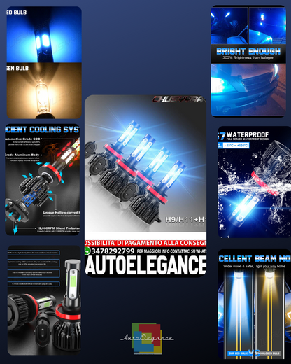 For Toyota Tacoma 2016-2021 Combo LED Headlights Bulbs Kit High-Low Ice Blue 