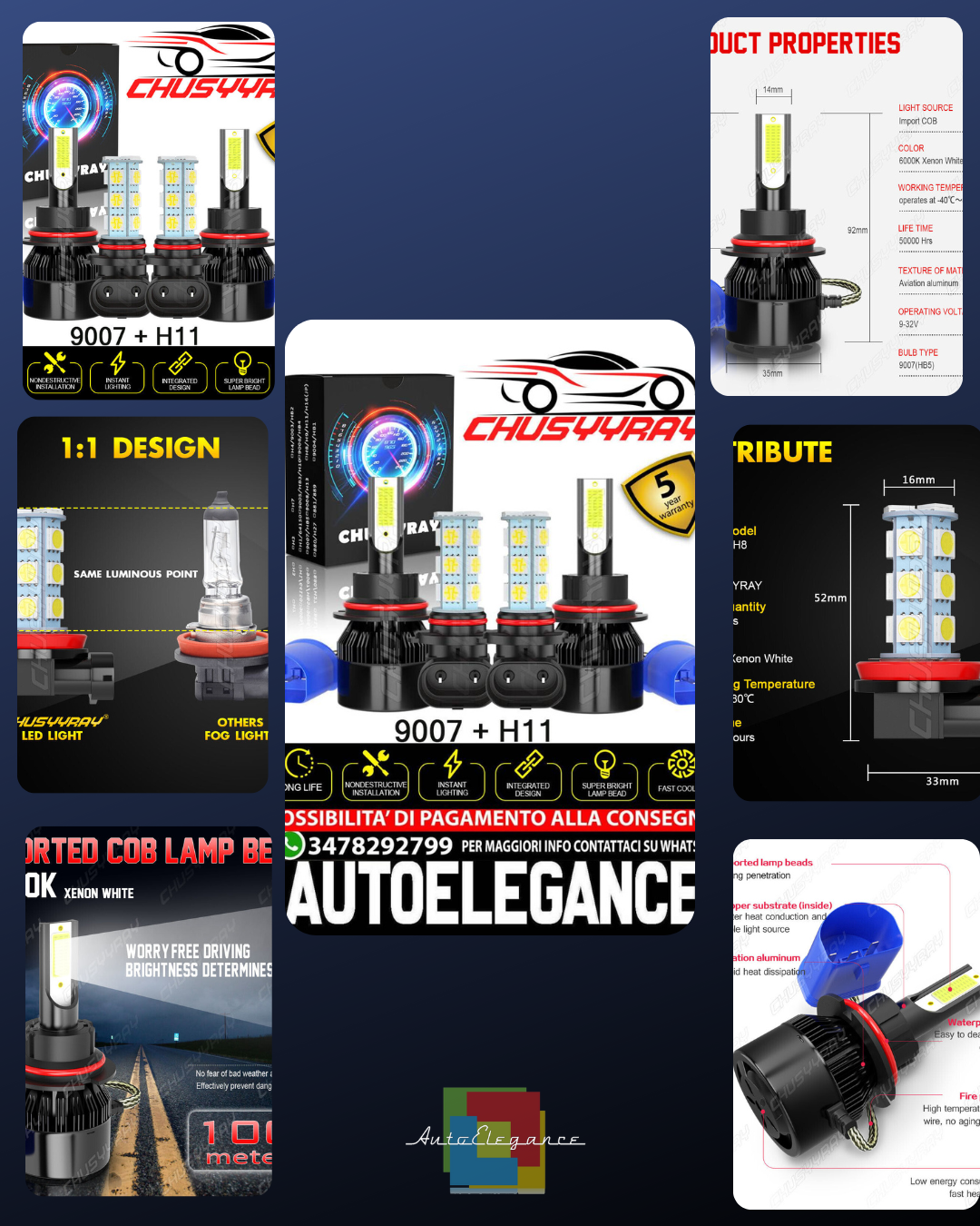 Per Nissan Versa Note 2014-2019 4x LED Faro Fendinebbia Lampadine ombo Kit 6000K