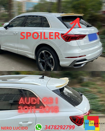 ✨SPOILER NERO LUCIDO ADATTO PER Audi Q3 I 2011-2018✨