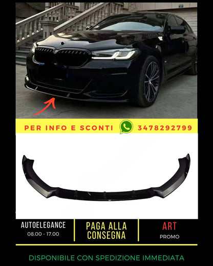 ✨GLOSSY BLACK SPLITTER SUITABLE FOR BMW 5 G30 G31 2017+ Sedan Touring✨