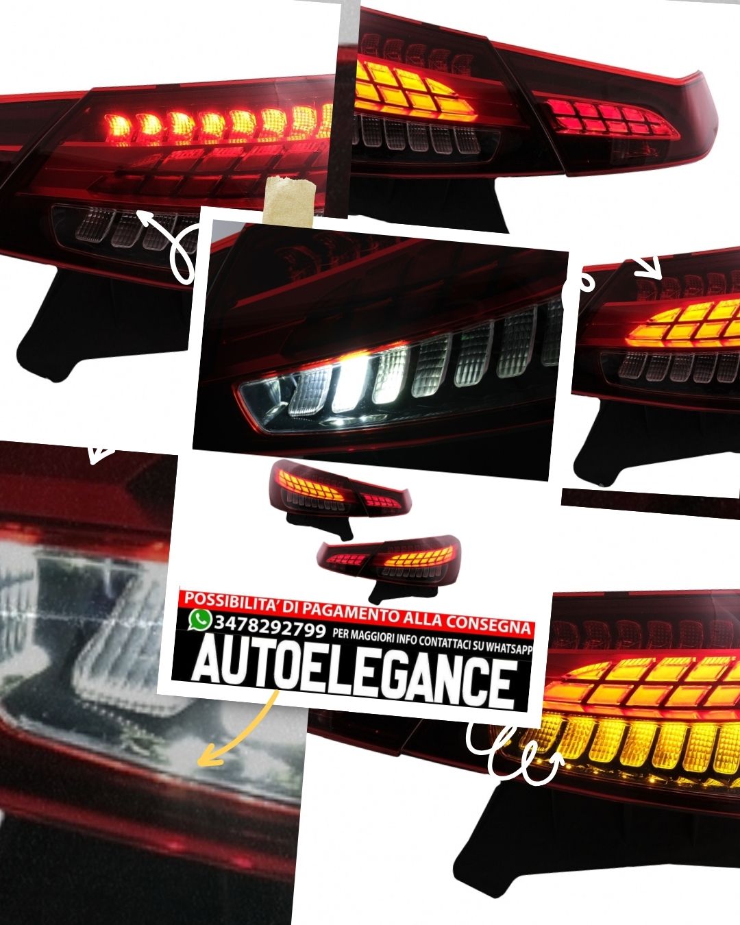 Fanali posteriori a LED adatti per Mercedes Classe E W213 (2016-2019) a Facelift