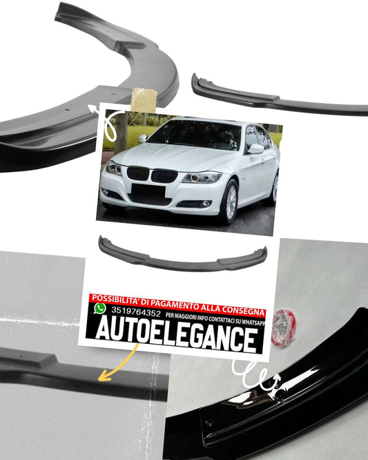 Labbro anteriore spoiler spada adatto per BMW Serie 3 E90 LCI 2  2008-2011