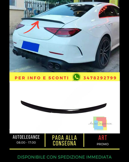 🔥GLOSSY BLACK SPOILER SUITABLE FOR Mercedes CLS C257 2018+🔥
