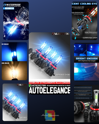 4Pc LED Headlight Hi/Lo Bulbs For Dodge Grand Caravan2011-2019 2012 2013 2016 