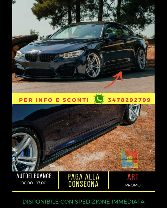 ✨Under skirts FIT FOR BMW M4 F82 2014-2021 Side Skirts (2 Pcs)✨