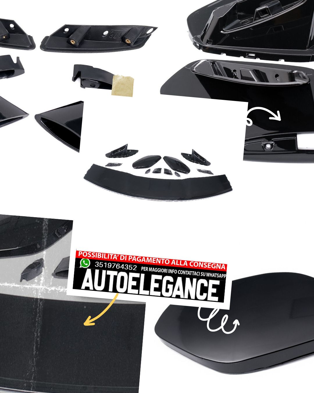 Roof Spoiler Rear Wing Sport Tuning Suitable For Mercedes W247 H247 Black 