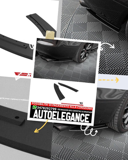 SPLITTER LATERALI POSTERIORI STREET PRO ADATTO PER AUDI S5 / A5 S-LINE COUPÉ / CABRIOLET 8T