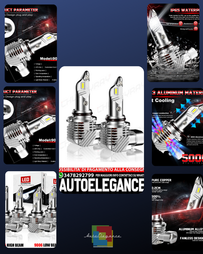 Per Oldsmobile Cutlass Ciera 1987-1996 - 4 pz Lampadine LED Kit Conversione Fari