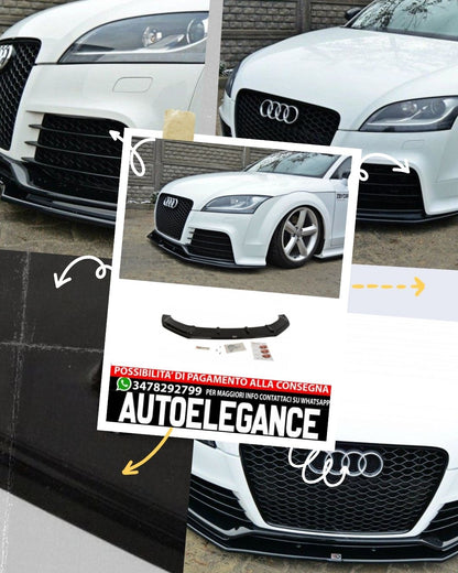 SPLITTER ANTERIORE COMPATIBILE PER V.1 AUDI TT RS 8J  (2009-2013)