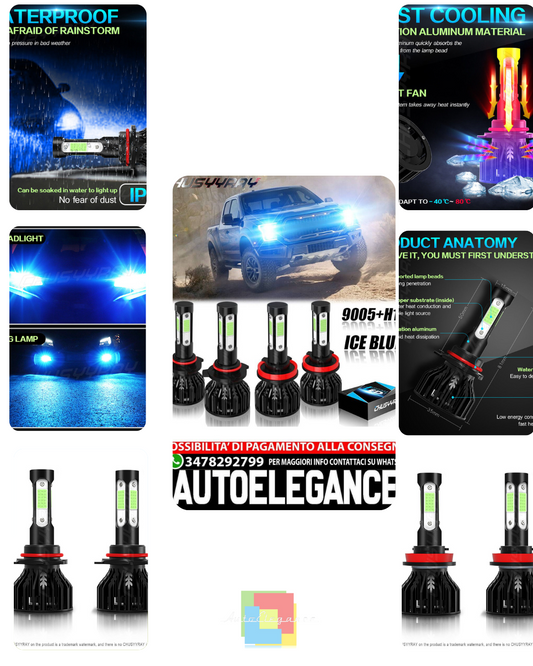 4Pcs FOR Nissan Quest2011 2012 2013-2017led headlight bulb kit