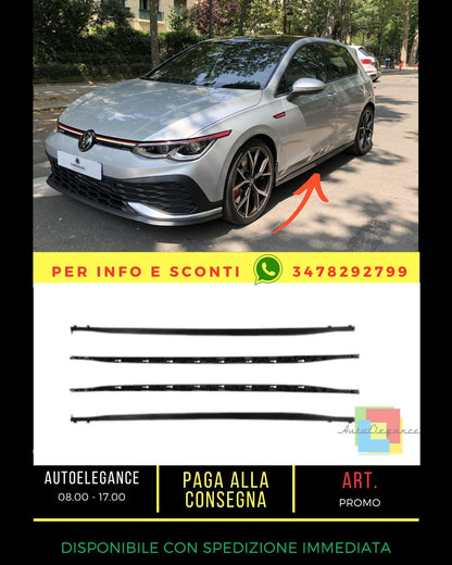 ⭐Pair of side skirts SUITABLE FOR golf 8 look rline⭐