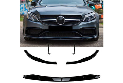 💎SPLITTER anteriore adatto per Mercedes W205 S205 C205 A205 solo C63 AMG💎