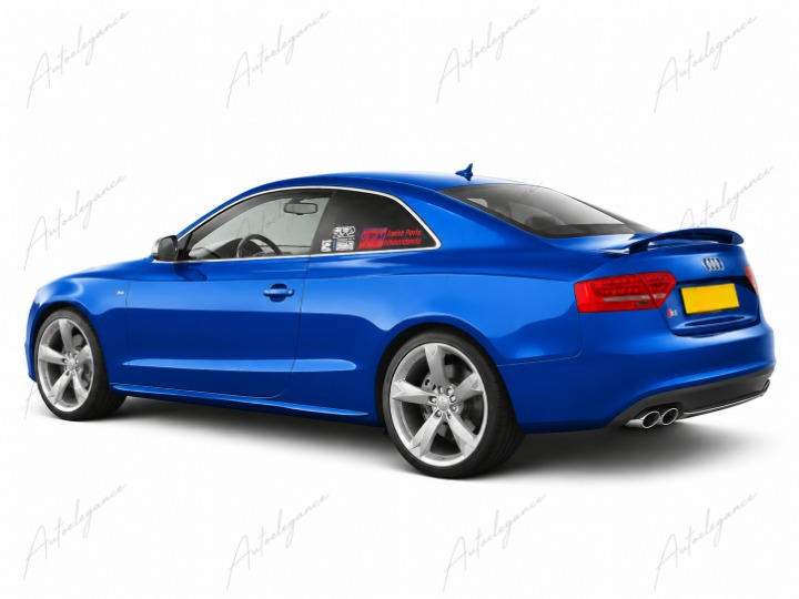 🔥ART.9916 SPOILER POSTERIORE PER AUDI A5 B8 8T COUPE 2007-16 NERO LUCIDO🔥