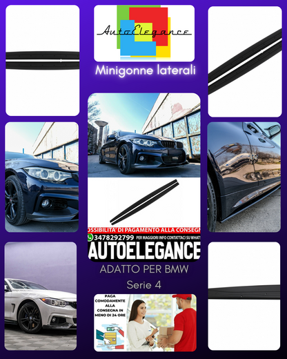 Side skirts suitable for BMW 4 Series F32 Coupe F33 Cabrio F36 Gran Coupe 
