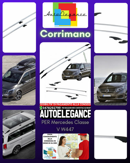 Mancorrenti adatto per Mercedes Classe V W447(dal 2014 in poi) Passo lungo (LWB)