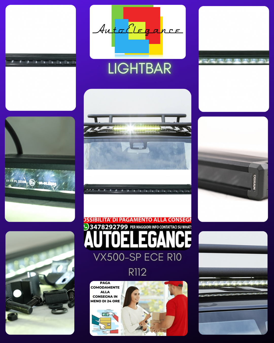 LEDriving LIGHTBAR VX500-SP ECE R10 R112 one-off 
