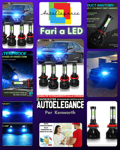 4Pcs For Kenworth T370 T660 T600 T270 T800 T470+High Beam Headlight Bulb 