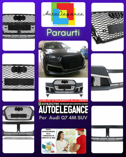 Front bumper suitable for Audi Q7 4M SUV (2015-2019) RS Design 