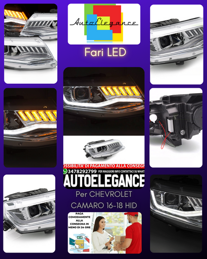 CHEVROLET CAMARO 16-18 HID SEQ CHROME 