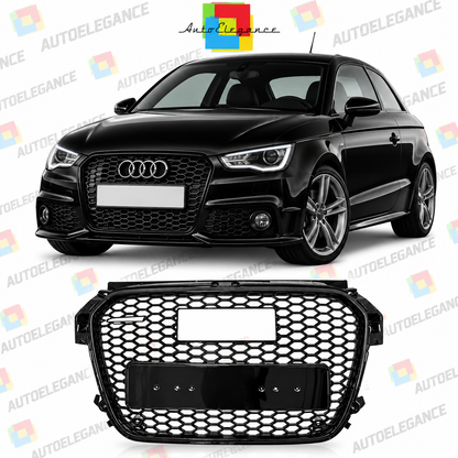 🔥ART.10653 GRIGLIA ADATTO PER AUDI A1 8X LOOK RS1 NERO 2010 - 2014🔥