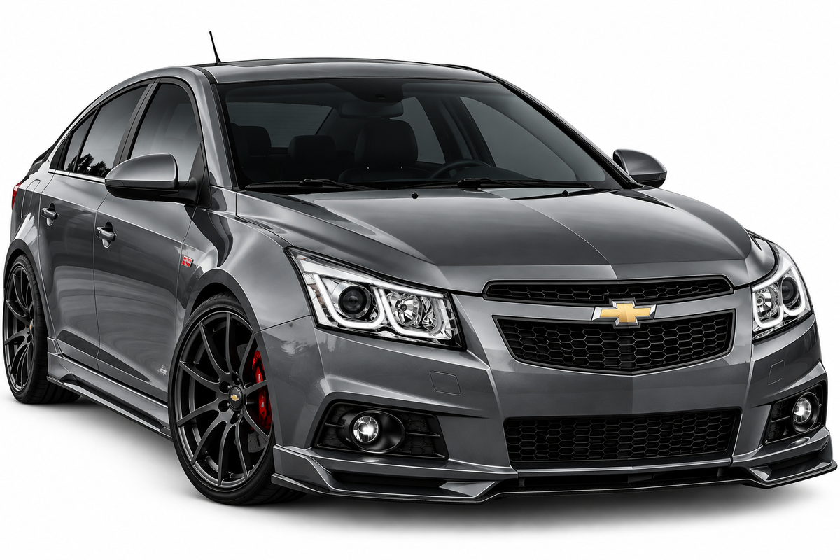 ART.10694  FARI ANTERIORI ADATTO  PER CHEVROLET CRUZE 09-12 CROMATA
