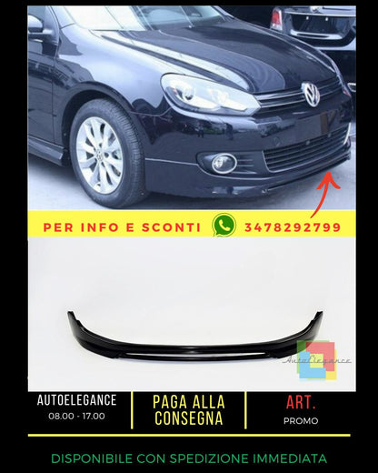 🔥 SPLITTER ADATTO PER VW Golf 6 2008-2014 🔥